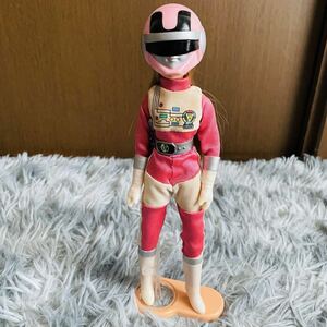 面取れ バイオマン バイオガール ピンクファイブセット ドール フィギュア マスク 約24cm ビンテージ マスクあり 