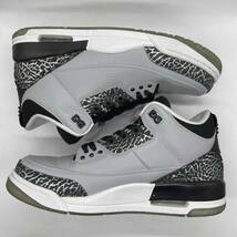  NIKE AIR JORDAN 3 RETRO WOLF GREY 27.0cm 2014年 136064-004 ナイキ エアジョーダン3レトロウルフグレー_画像2