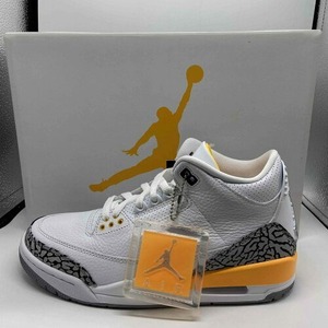 NIKE 2020 WMNS AIR JORDAN 3 RETRO LASER ORANGE 25.0cm CK9246-108 ナイキ ウィメンズ エアジョーダン3 レトロ レーザーオレンジ