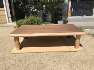  large kotatsu table walnut 150 made in Japan * heater optional 