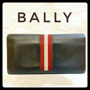 箱付き【BALLY】バリー 長財布 チョコレート レザー TALIRO／271 若干使用感はありますが、全体的に綺麗でまだまだお使い頂ける商品です！