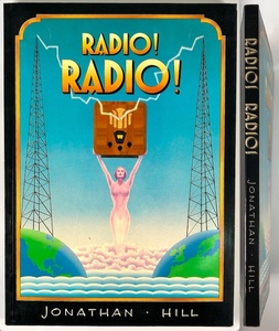 JONATHAN HILL[RADIO! RADIO!](1986 year / antique radio /book@/ retro /JUNK)