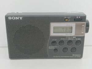 オーディオ/SONY　ICF-M260　ポータブルラジオ/音出し確認済【A015】