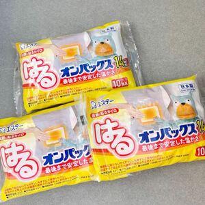 エステー　貼るカイロ　ホッカイロ　オンパックス　レギュラーサイズ　3袋　30個セット