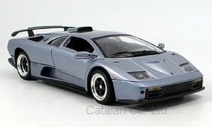 1/18 ランボルギーニ ディアブロ ガンメタ メタリック グレー Lamborghini Diablo GT metalic grey Motormax 梱包サイズ80