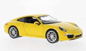 1/24 ポルシェ カレラ 黄色 イエロー Porsche 911 Carrera S 991 Yellow 1:24 梱包サイズ60