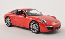 1/24 Porsche 911 Carrera S 991 ポルシェ カレラ 赤 梱包サイズ60_画像1
