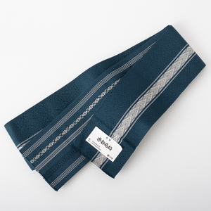  Hakata woven genuine . front men's silk man's obi .. color made in Japan including carriage forest Hakata woven quality product ....