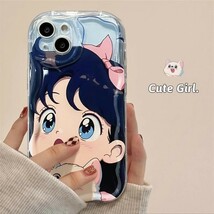 iPhone 14 Plus ケース アイフォン14 プラス ケース Apple 6.7インチ 背面カバー cute girl かわいい 耐衝撃 保護カバー ソフトケース_画像7