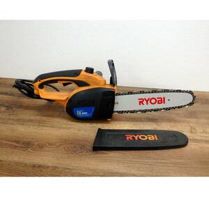 通電OK RYOBI/リョービ 電動チェーンソー CS-2501 AC100V/8A/750W 有効切断長さ/250㎜ 工具/電動工具/DIY 切断機 現状品 『U680ジ+』