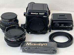 【M32】OH済み ■MAMIYA RZ67PROⅡ ■Z 110mm F2.8W ■RZ67 テレコン1.4× ■PROⅡ 120/220付き ■MAMIYA未使用ストラップ 動作品 