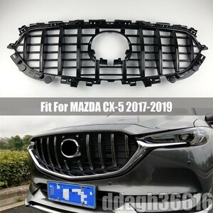 買得★マツダ CX-5 フロントバンパーグリルカバー メッシュマスクトリム 外装 2017 2018