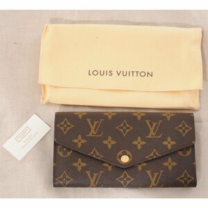 LOUIS VUITTON　ルイヴィトン　モノグラム　ファスナー付長財布　ポルトフォイユ・サラ　M60531　中古美品