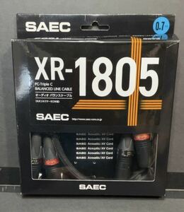 SAEC XR-1805 PC-Triple C導体XLRバランスケーブル 0.7m