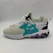 H ☆ 履き心地抜群!! '19年製' NIKE ナイキ REACT PRESTO ローカット ソックス スニーカー AV2605-101 メンズ シューズ size:28.5cm_画像2