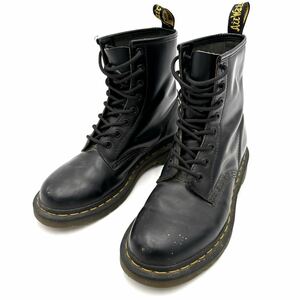 ＊ '名作 王道モデル' Dr.Martens ドクターマーチン 11821 本革 8EYE 8ホール レースアップ ブーツ UK5 24cm レディース シューズ BLACK