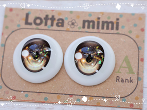 ラメ【Type2　ブラウン　A品】レジンアイ 22mm相当 Lotta mimi