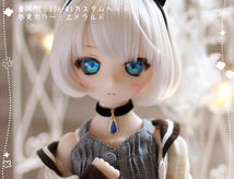 【Type2　アクアブルー　B品】レジンアイ 22mm相当 Lotta mimi_画像2