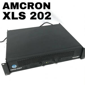 BF9/84　Crown AMCRON XLS202 パワーアンプ クラウン アムクロン ヒビノ プロ AV オーディオ 音響 サウンド◆