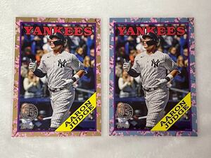 アーロン・ジャッジ 09/25 シリ Aaron Judge 2023 Topps Baseball Japan Edition 1988 Cherry Tree Variation 25枚限定＋おまけ1枚