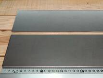 (2)わけあり 鉄板 4.5mm厚 約100mm×約450mm ２枚セット (約10cm×約45cm) プレート ※ヤフオク！「まとめて取引」に対応しております_画像2