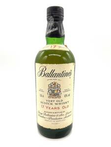 ■【未開栓】 Ballantines バランタイン 17年 750ml 43％ ブレンデッド スコッチ ウイスキー 古酒