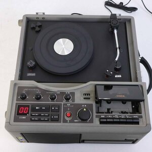 ジャンク COLUMBIA GP-25 レコード/カセット/CDプレーヤー ターンテーブル 使用針SJN-70 コロンビア★755v04