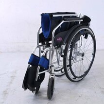 KADOKURA 自走式車椅子 ワイド座面幅約45cm 背折れ式 軽量アルミ 車いす 車イス カドクラ 介護★761h26_画像9