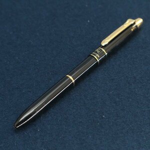 Burberrys 多機能ボールペン 2色＋シャーペン 回転式 ブラック×ゴールド オールドバーバリー ビンテージ◆764f07