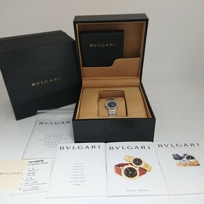 1197 BVLGARI ブルガリブルガリ BB23SS SS 時計 箱あり 動作確認済み 2024.1.8電池交換の画像1