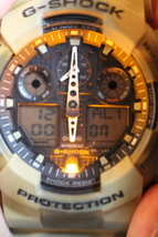 【CASIO】G-SHOCK ANALOG-DIGITAL GA-100MM-5AJF カモフラージュカラー 中古品時計 電池交換済み 24.1.8 _画像10