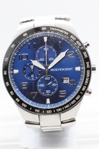 【CITIZEN】INDEPENDENT CHRONOGRAPH 0510 TACHYMETER 10BAR STAINLESS STEEL JAPAN MOVEMENT 中古品時計 電池交換済み 24.1.14