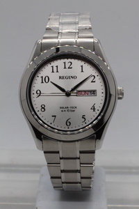 【CITIZEN】REGONO SOLAR-TECH J800 10BAR STAINLESS STEEL JAPAN MOV`T 中古美品時計 24.1.16