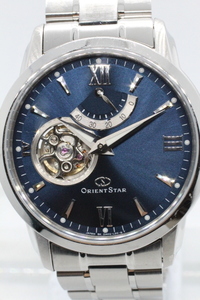 【ORIENT STAR】DA02 自動巻き10BAR 裏スケルトンTOP GLASS SAPPHIRE CRYSTAL MADE IN JAPAN 中古品時計分解掃除済 一部訳あり 24.1.15