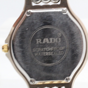 【RADO】132.9569.3 DIASTAER SWISS QUARTZ STAINLEES STEEL 10ATM 中古品時計 電池交換済み 24.1.28の画像8