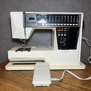 JANOME ジャノメ MEMORIA メモリア 5002 MODEL コンピューターミシン ジャノメミシン フッドペダル付 通電確認 240119M5