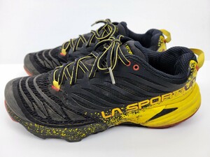 LA SPORTIVA AKASHA US9ハーフ 27.5cm 程度 スポルティーバ アカシャ トレラン アウトドア スニーカー スポルティバ