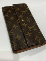 LOUIS VUITTON メンズ 長財布 三つ折り モノグラム ルイヴィトン 財布 ウォレット _画像1