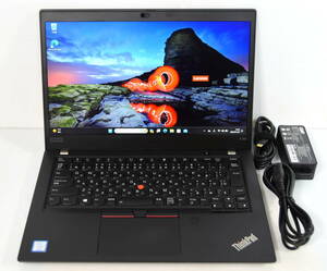  ☆ Lenovo ThinkPad X390 Core i7-8665U 1.9(4.8)/NVMe 256GB/32GB/13.3タッチ 1920x1080/無線/Bt/LTE/カメラ/Office 2021/最新W11 ☆0155