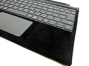 動作保証 複数有 Surface Pro 純正キーボード 1725 黒 新品スウェード保護シート付 ブラック　FMM-00019 DO