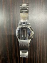 【SEIKO】WIRED CHRONOGRAPH 7T92 10BAR 中古品時計 動作品_画像3