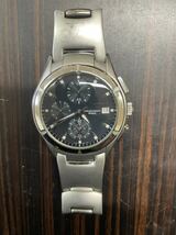 【SEIKO】WIRED CHRONOGRAPH 7T92 10BAR 中古品時計 動作品_画像1