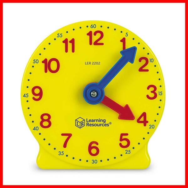 【新着商品】ラーニングリソーシズ (Learning Resources) 算数教材 学習時計 生徒用 10cm 正規品 LER2