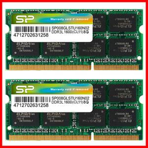 [ new arrivals commodity ]1.35V ( low voltage ) DDR3L Note PC for memory 1600 PC3L-12800 8GB×2 sheets 204Pinsi