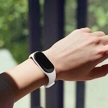 【在庫処分】[Vancle] コンパチブル Xiaomi Mi Band 7 バンド 替えベルト 柔らかいシリコン 交換ベルト 対_画像8