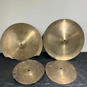 シンバル ハイハット ライドシンバル？　クラッシュシンバル？　ドラム　楽器　4枚セットZildjian C2