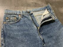 MM ☆ 古着ビンテージ!! '米国製' LEVI’S リーバイス 505-0217 ストレート デニムパンツ ジーンズ USA製 size:30×34 ボトムス 刻印525_画像8