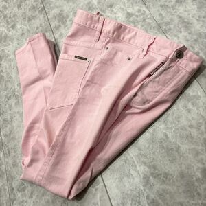 1円~ ＊ イタリア製 国内正規品 'ラグジュアリーウェア' DSQUARED2 ディースクエアード STRETCH カラー デニムパンツ / ジーンズ 46