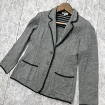 NN ＊ 極上ウール100% '着心地抜群' LACOSTE ラコステ 高品質 WOOL テーラードジャケット size42 レディース 婦人服 アウター _画像1