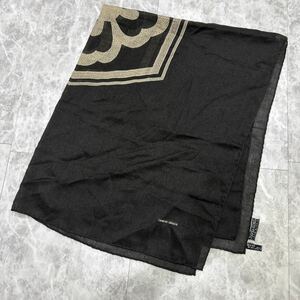 @ イタリア製 '高級ラグジュアリー小物' Giorgio Armani ジョルジオアルマーニ WOOL × SILK ショール / スカーフ 薄手 マフラー 防寒具